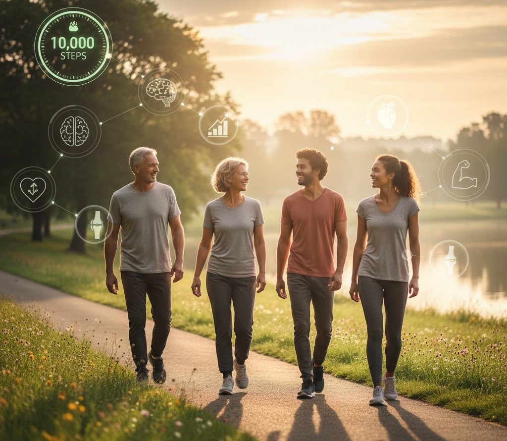The Health Benefits of Walking 10,000 Steps a Day